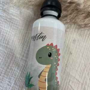 Gourde personnalisée dinosaure