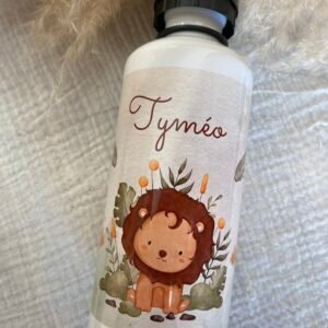 Gourde personnalisée lion