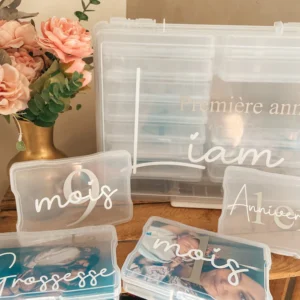 Valise souvenirs photos personnalisée