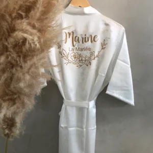 Peignoir fleurs