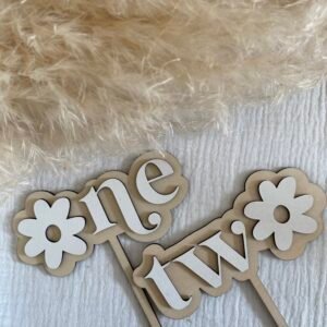 Cake topper One / Two