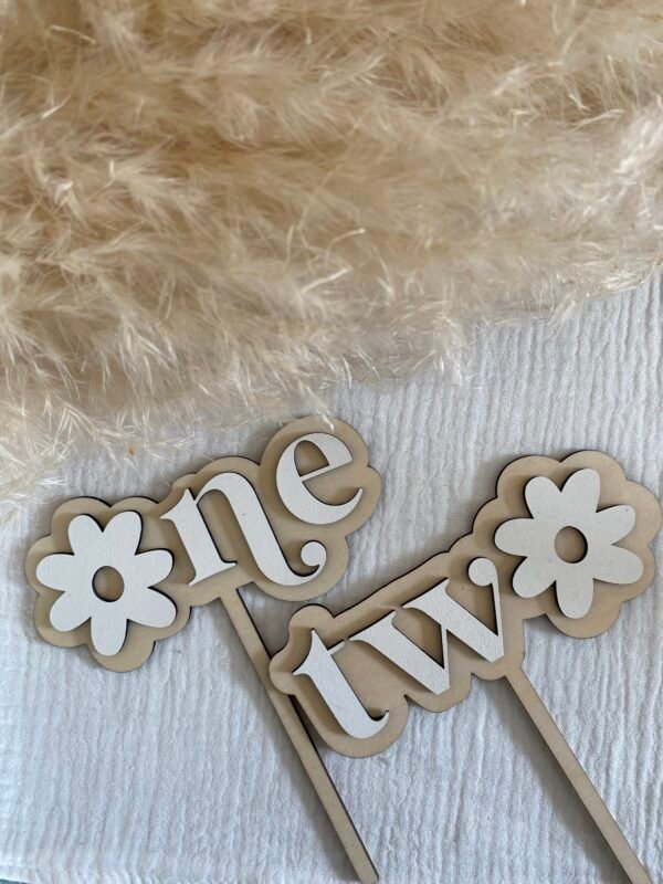 Cake topper One / Two