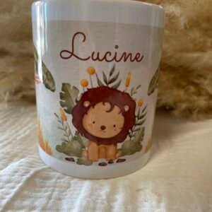 Mug personnalisé Lion