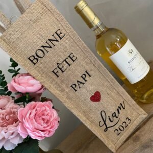 Porte bouteille jute