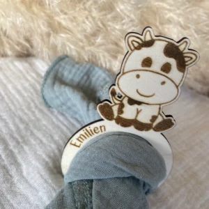 Rond de serviette vache