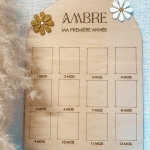 Tableau photos de la première année marguerite