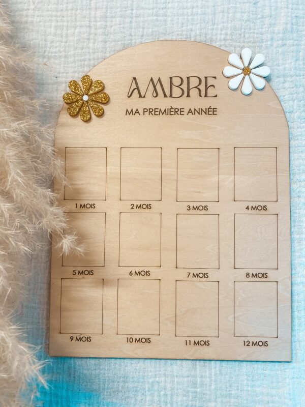 Tableau photos de la première année marguerite