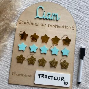 Tableau de motivation personnalisé
