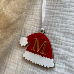 Bonnet de père noël bois et plexiglass